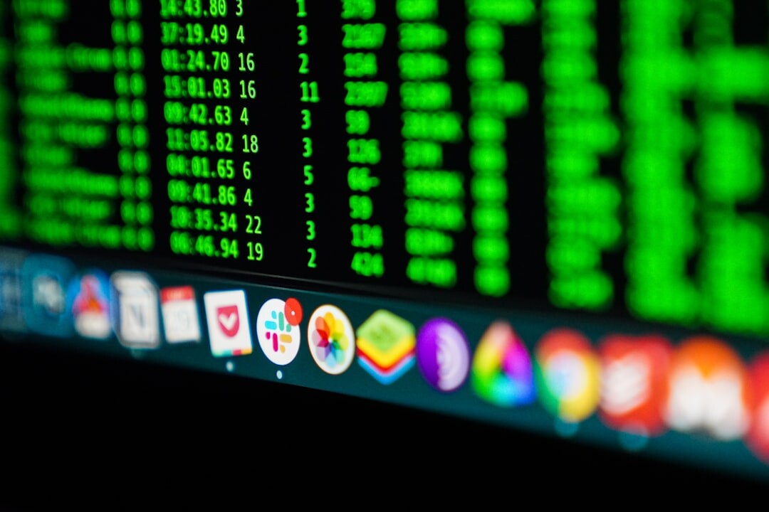 AI interface on computer screen showing machine learning algorithms